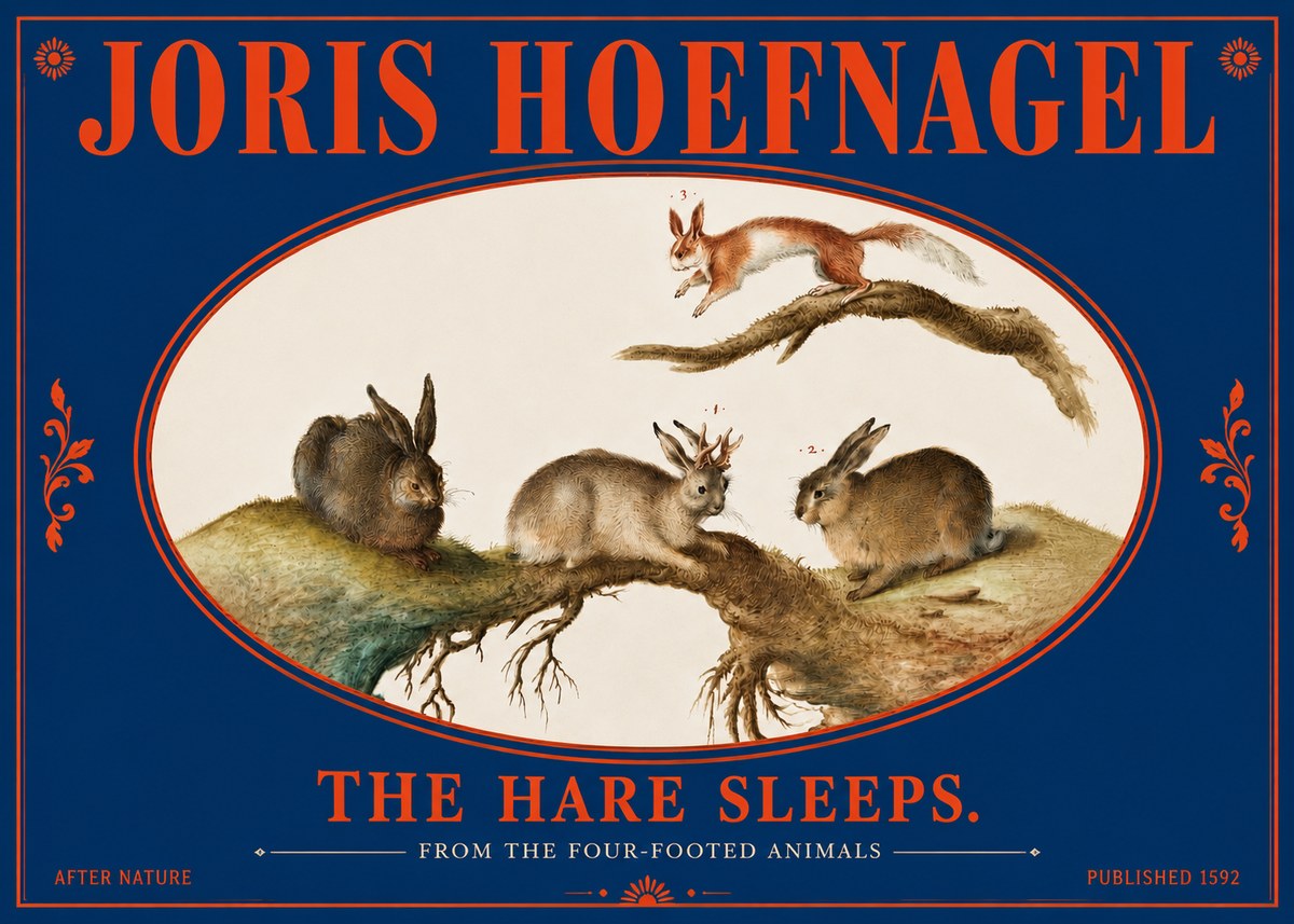 Joris Hoefnagel Lepvs Dormit No5 - Plakat