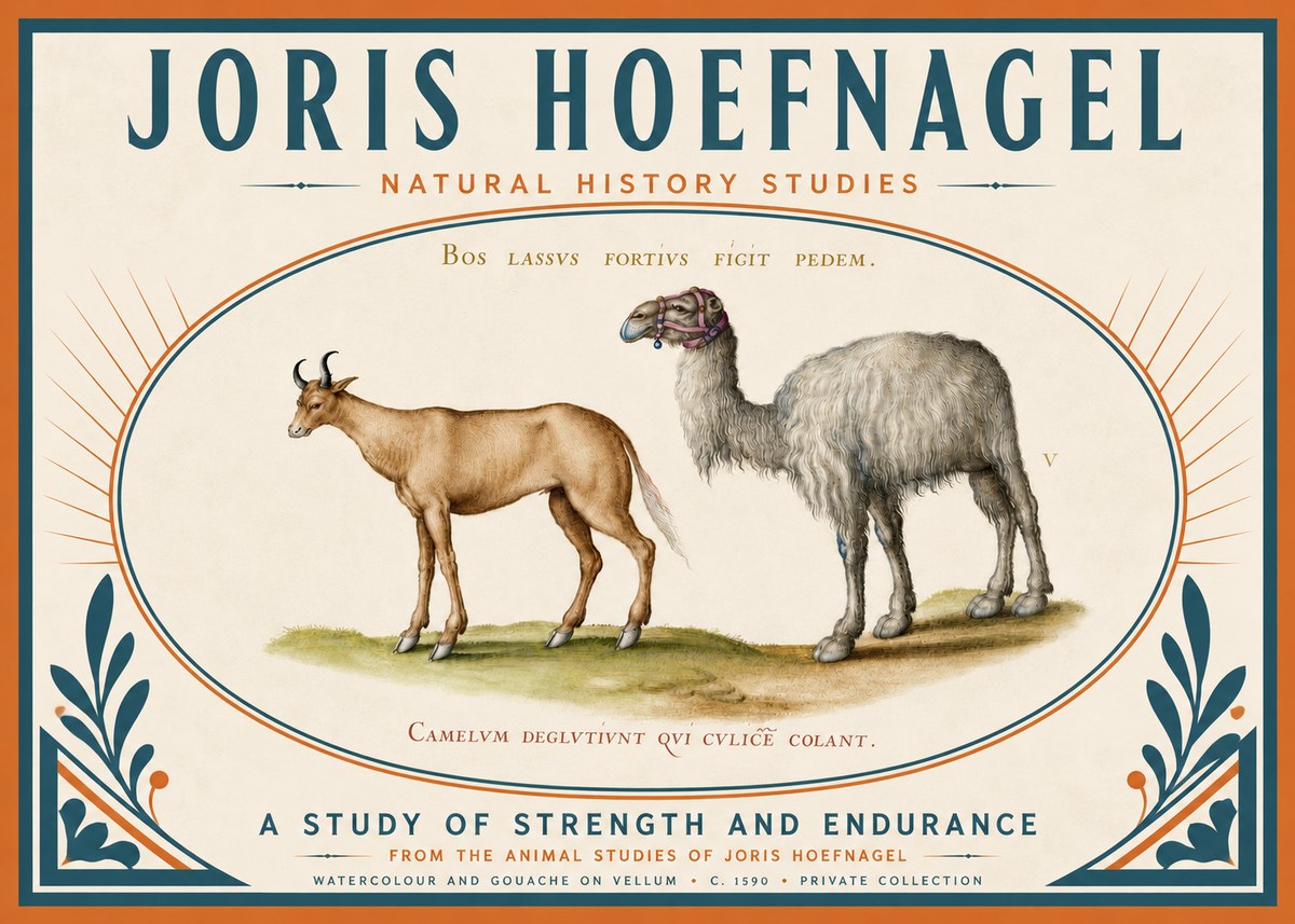 Joris Hoefnagel A Study of Strength and Endurance No4 - Plakat