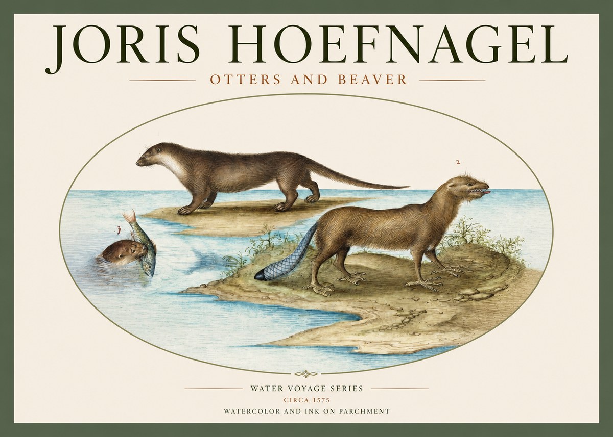 Joris Hoefnagel The Four-footed Creatures No3 - Plakat