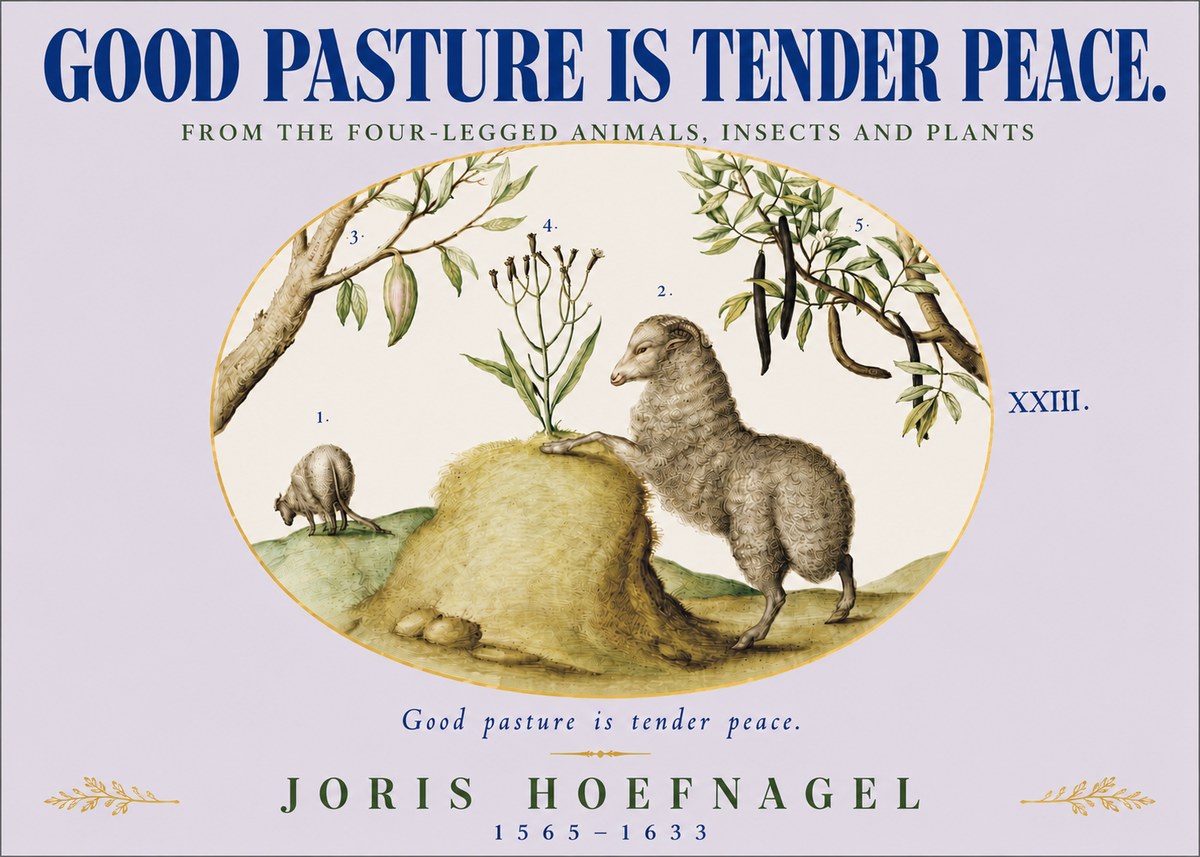 Joris Hoefnagel Good Pasture Is Tender Peace. No4 - Plakat