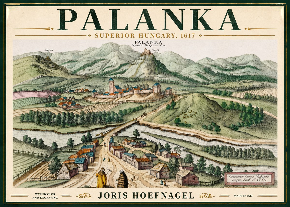 Joris Hoefnagel Palanka, Superior Hungary No6 - Plakat