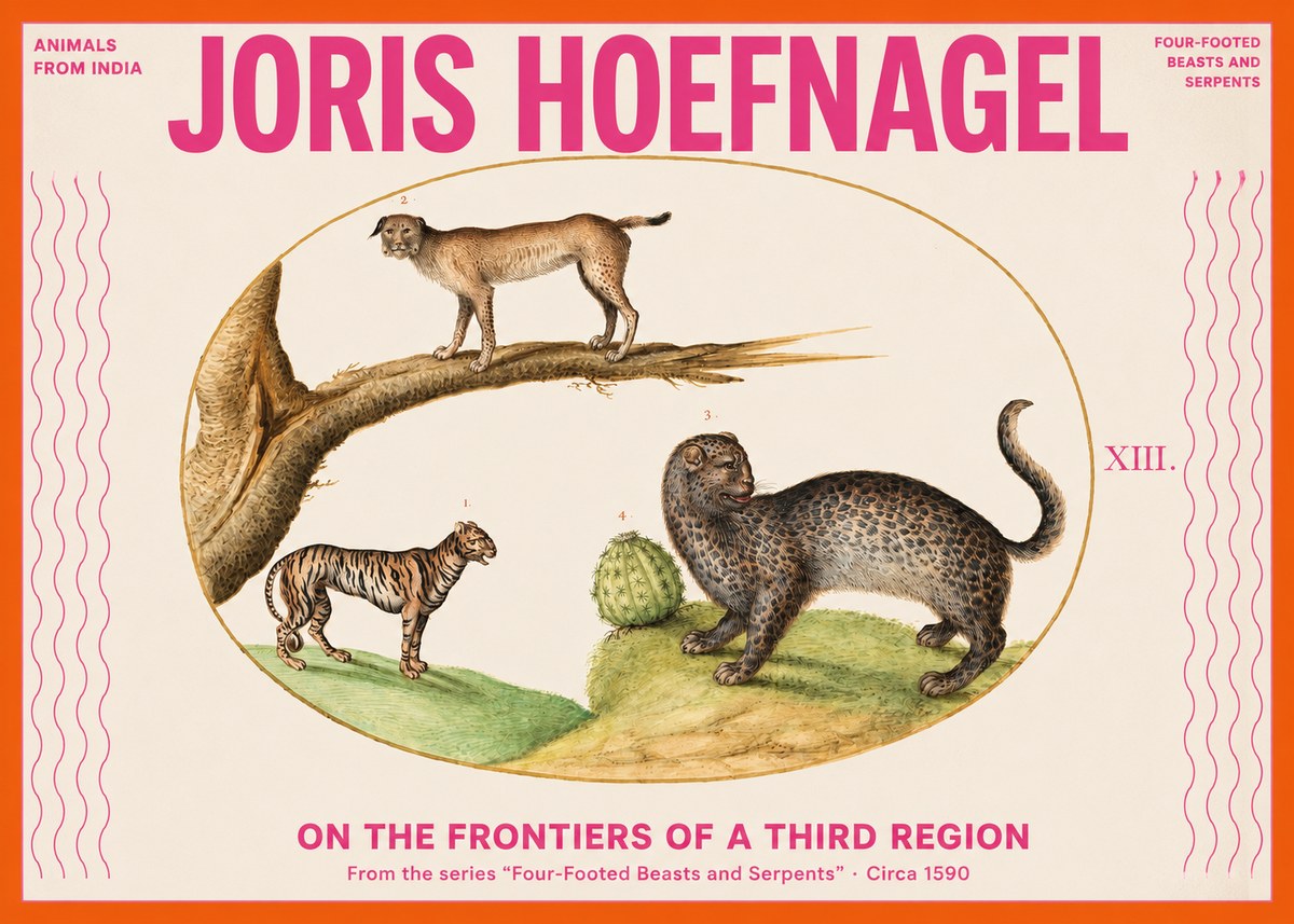 Joris Hoefnagel Four Beasts No3 - Plakat