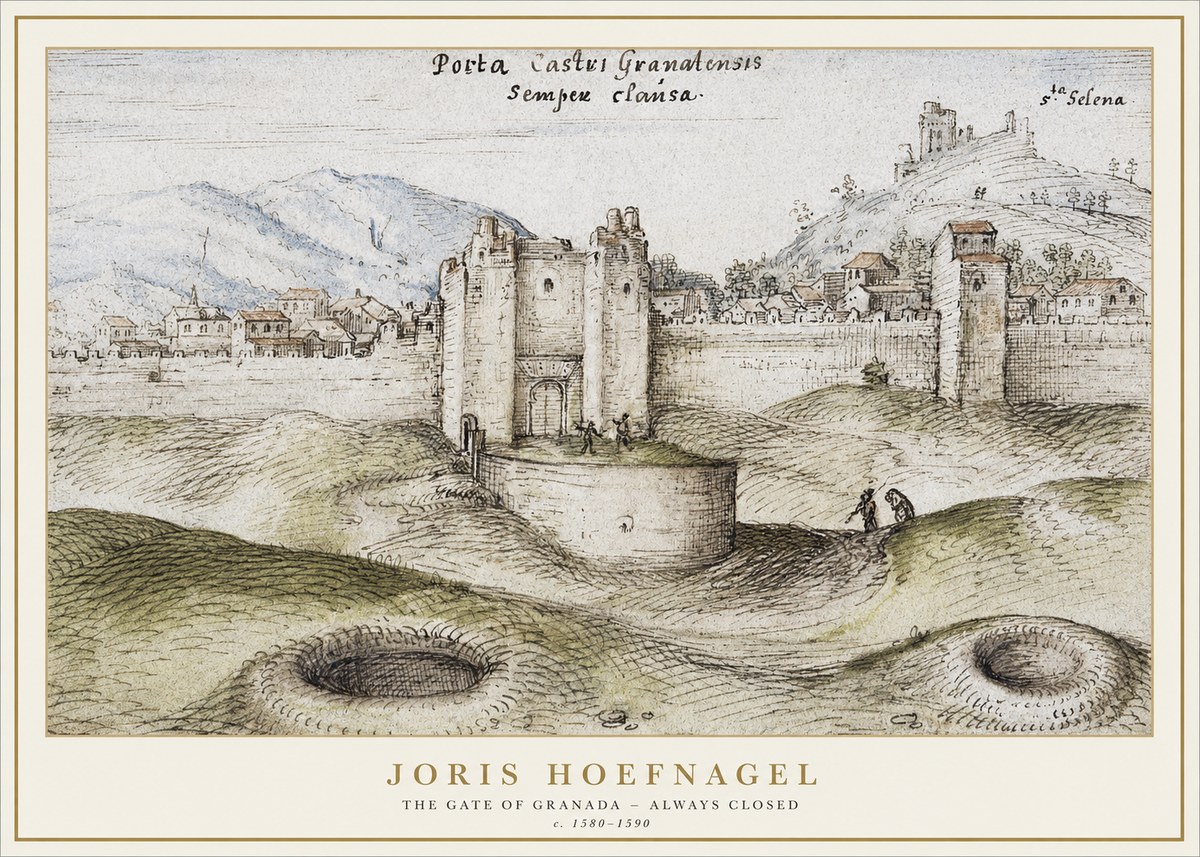 Joris Hoefnagel The Gate of Granada - Always Closed No1 - Plakat