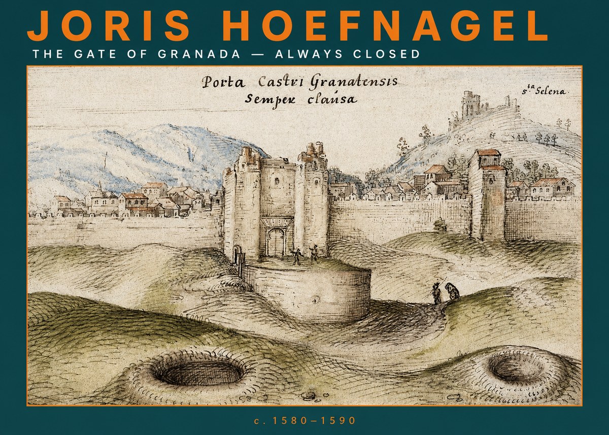 Joris Hoefnagel The Gate of Granada - Always Closed No2 - Plakat