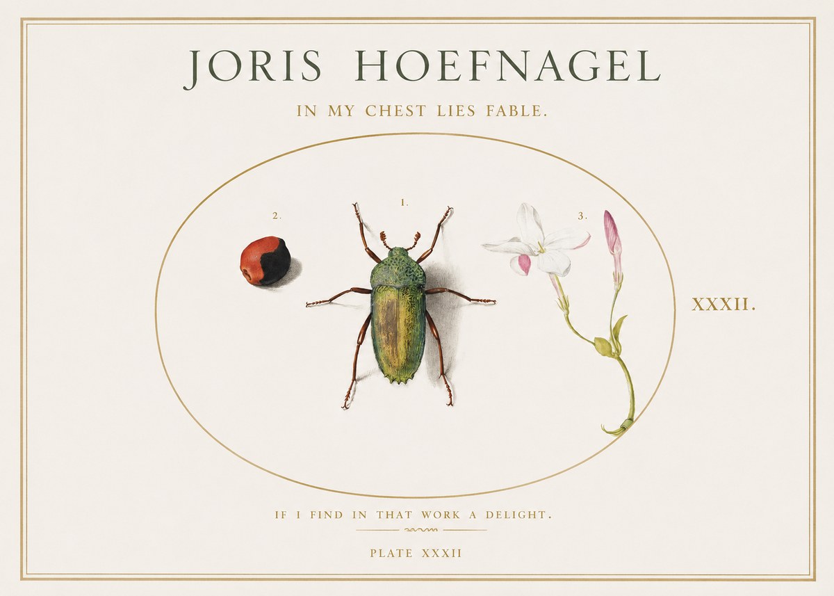 Joris Hoefnagel In My Chest Lies Fable No1 - Plakat