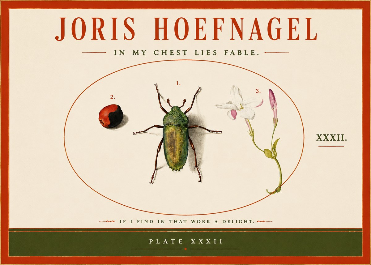 Joris Hoefnagel In My Chest Lies Fable No2 - Plakat