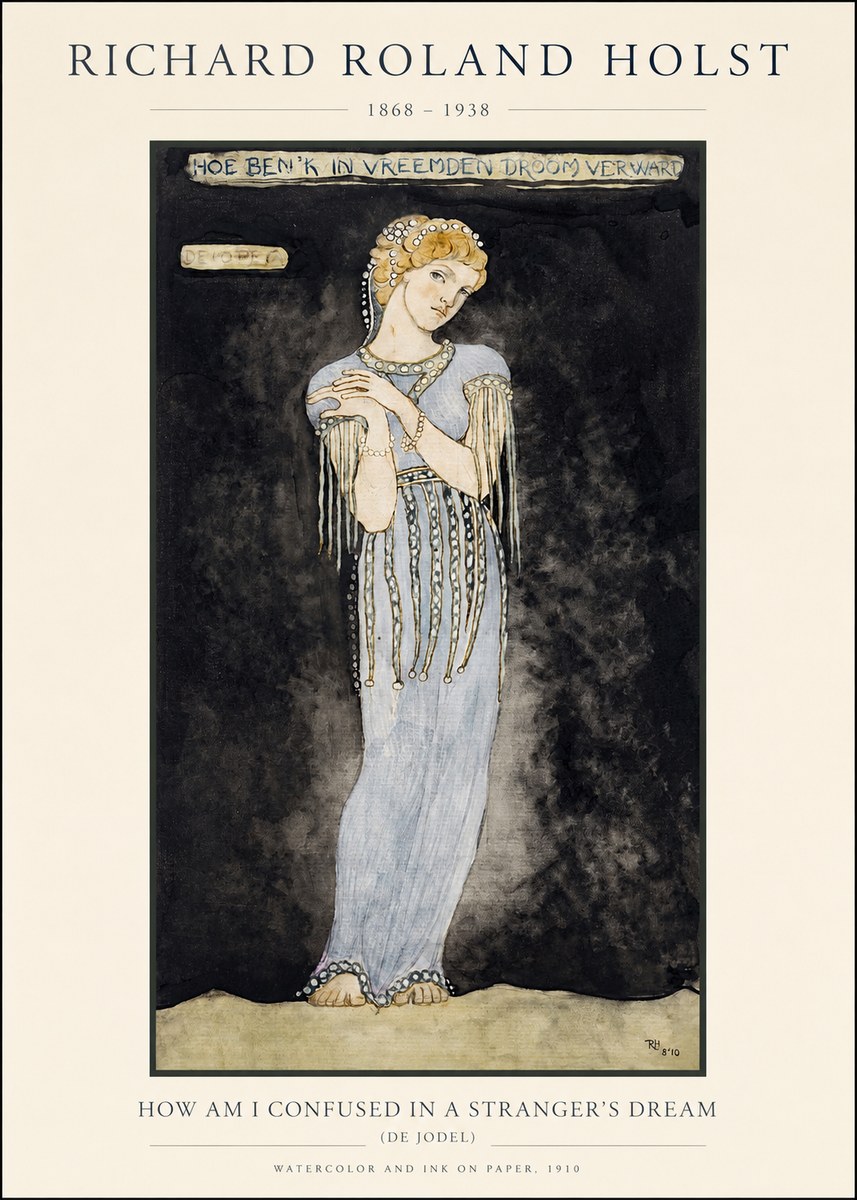 Richard Roland Holst How Am I Confused in a Stranger's Dream No1 - Plakat