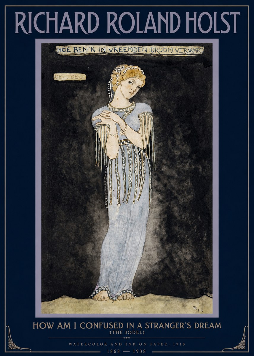 Richard Roland Holst How Am I Confused in a Stranger's Dream No2 - Plakat