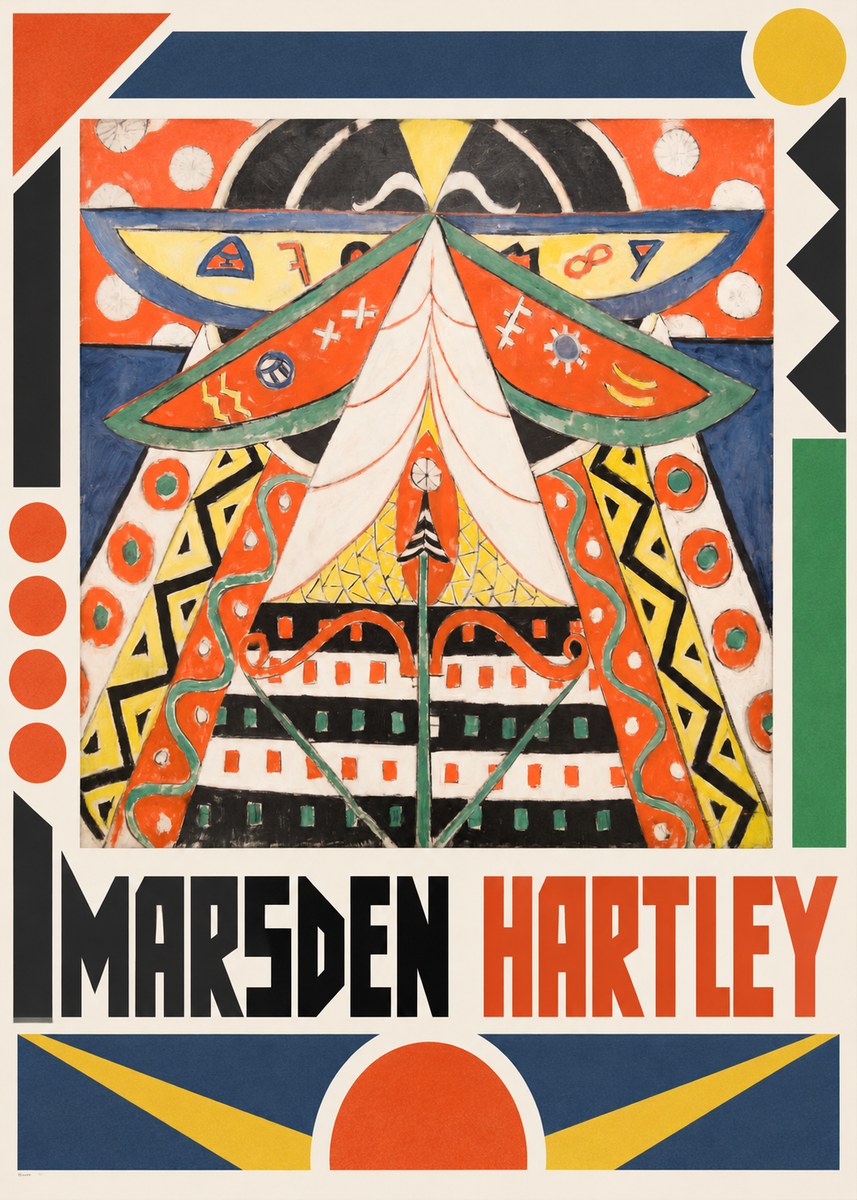 Marsden Hartley Painting No. 5 No2 - Plakat