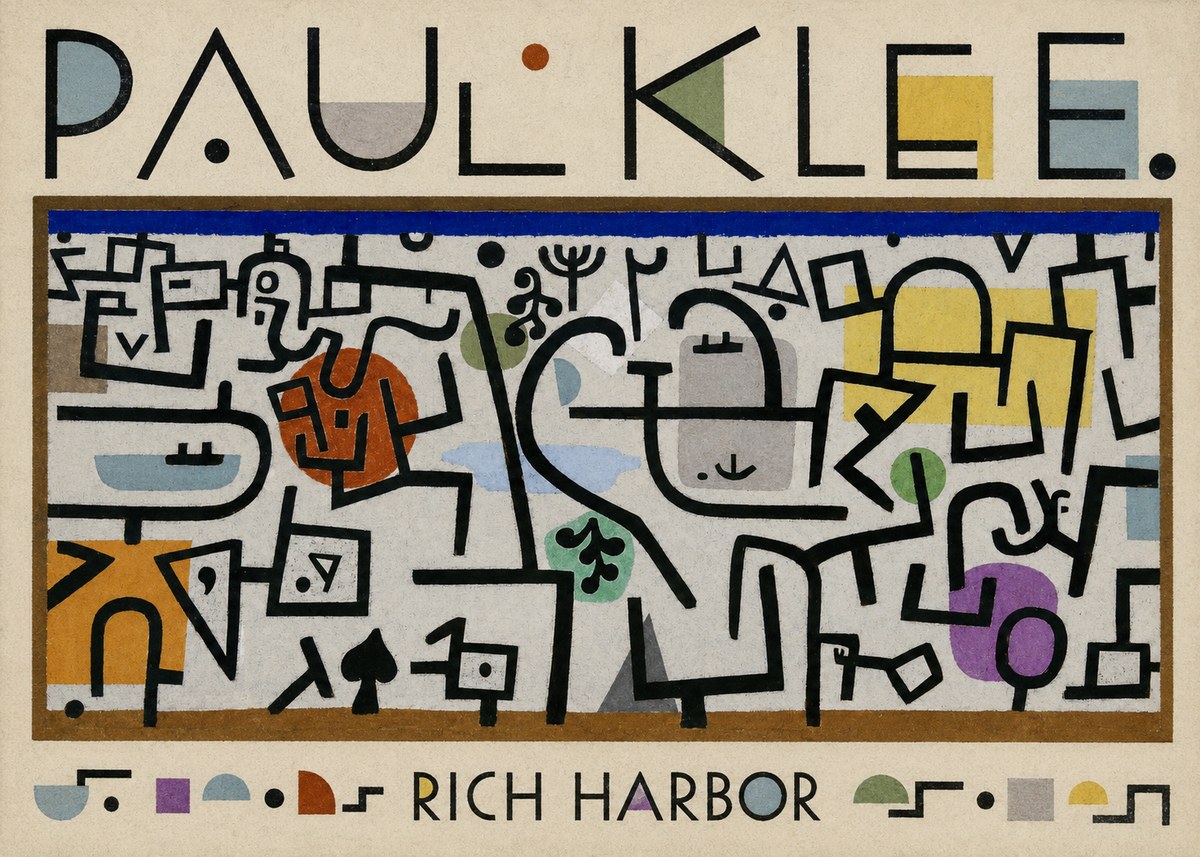 Paul Klee Rich Harbor No6 - Plakat