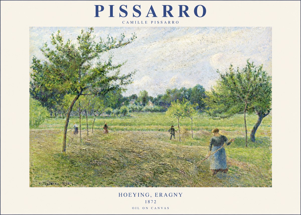 Pissarro Hoeying, Eragny No2 - Plakat