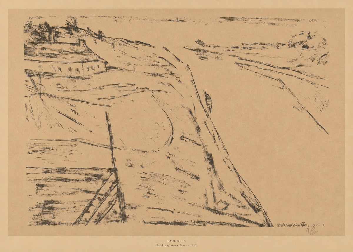 Paul Klee Blick Auf Einen Fluss No6 - Plakat
