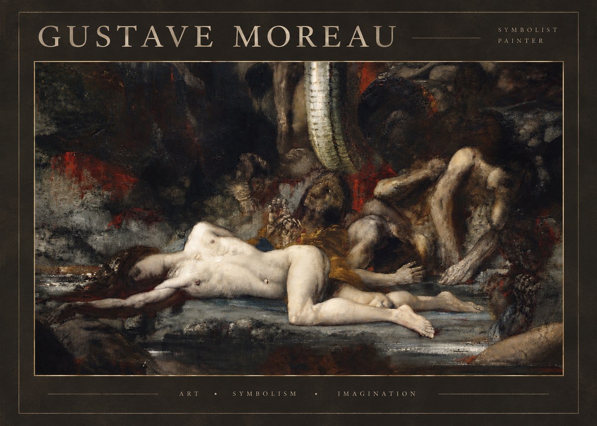 Gustave Moreau Despair No4 - Plakat
