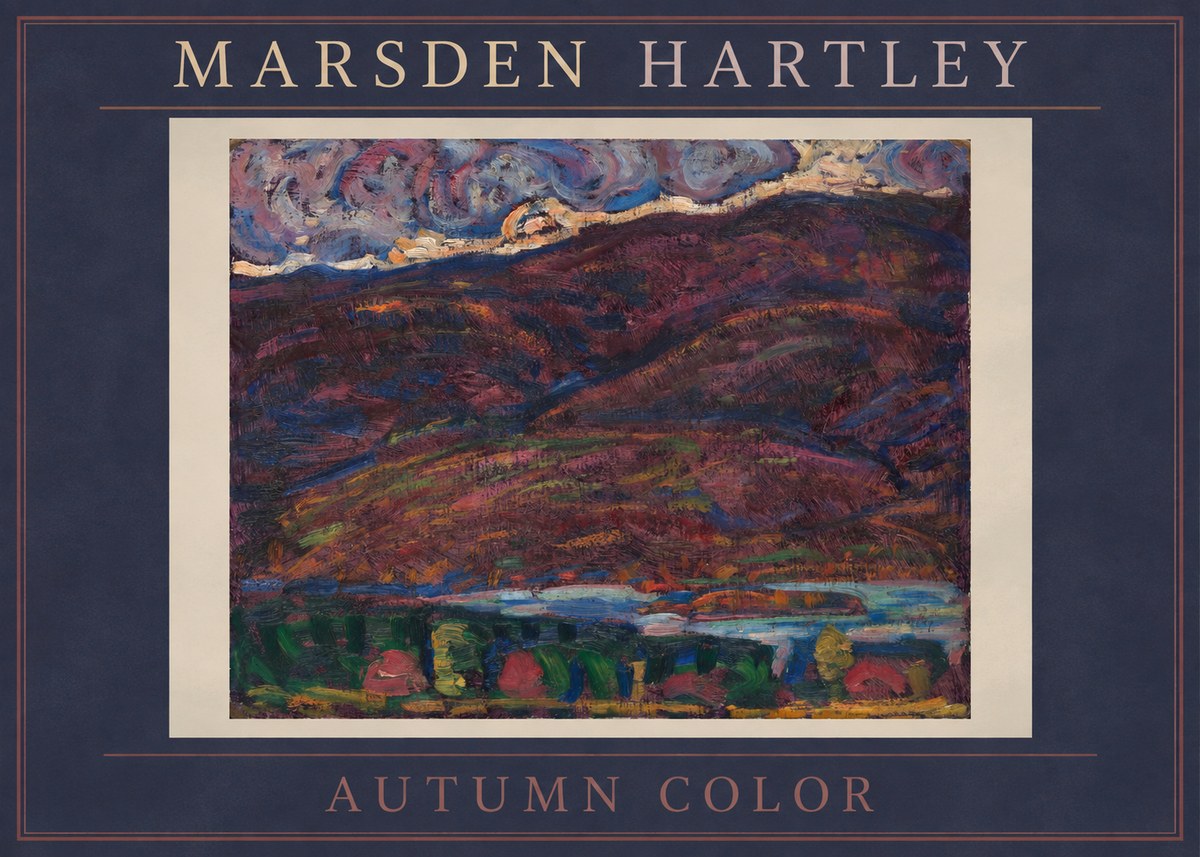 Marsden Hartley Autumn Color No2 - Plakat