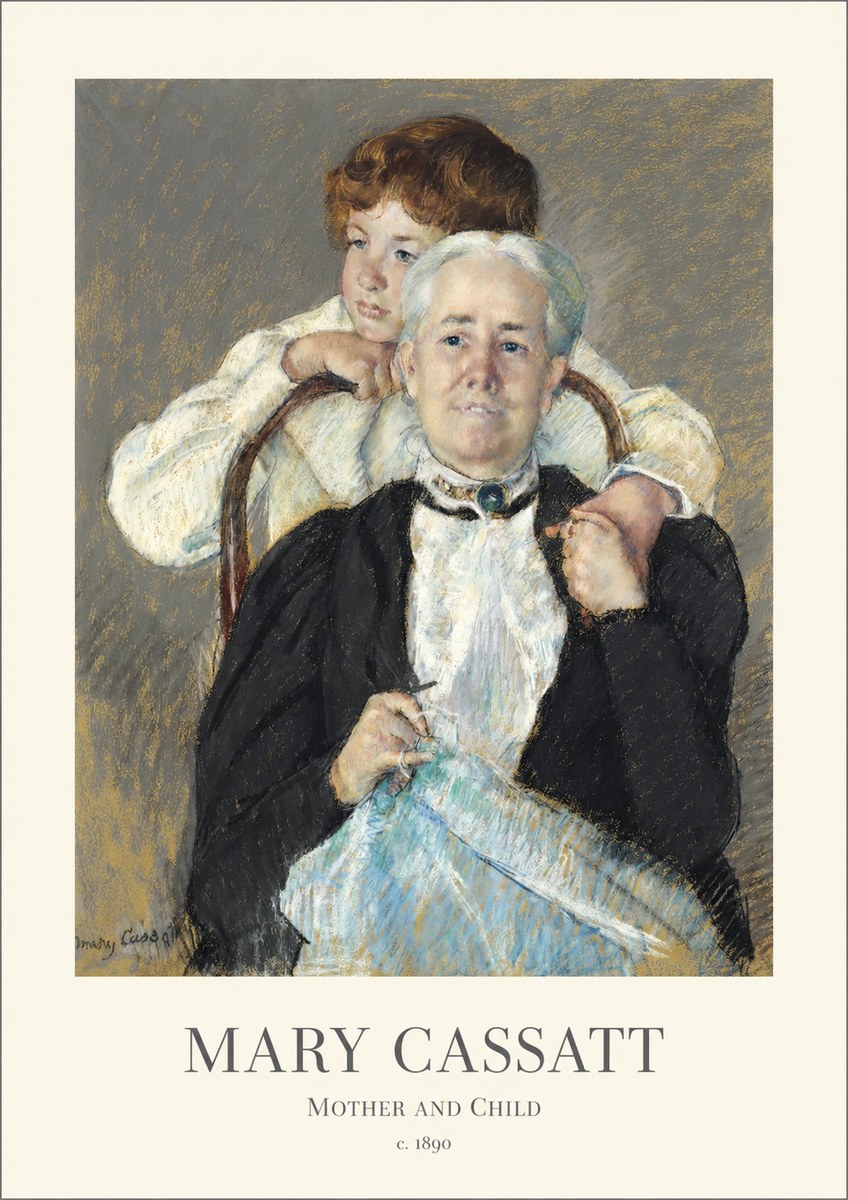 Mary Cassatt Mother and Child V No1 - Plakat