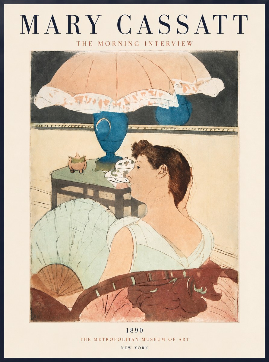 Mary Cassatt The Morning Interview No2 - Plakat