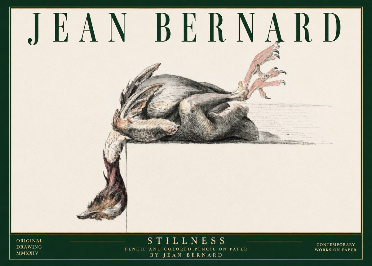 Jean Bernard Stillness No3 - Plakat