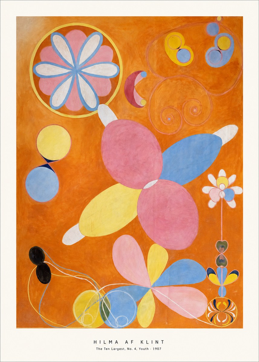 Hilma af Klint The Ten Largest, No. 4, Youth No6 - Plakat