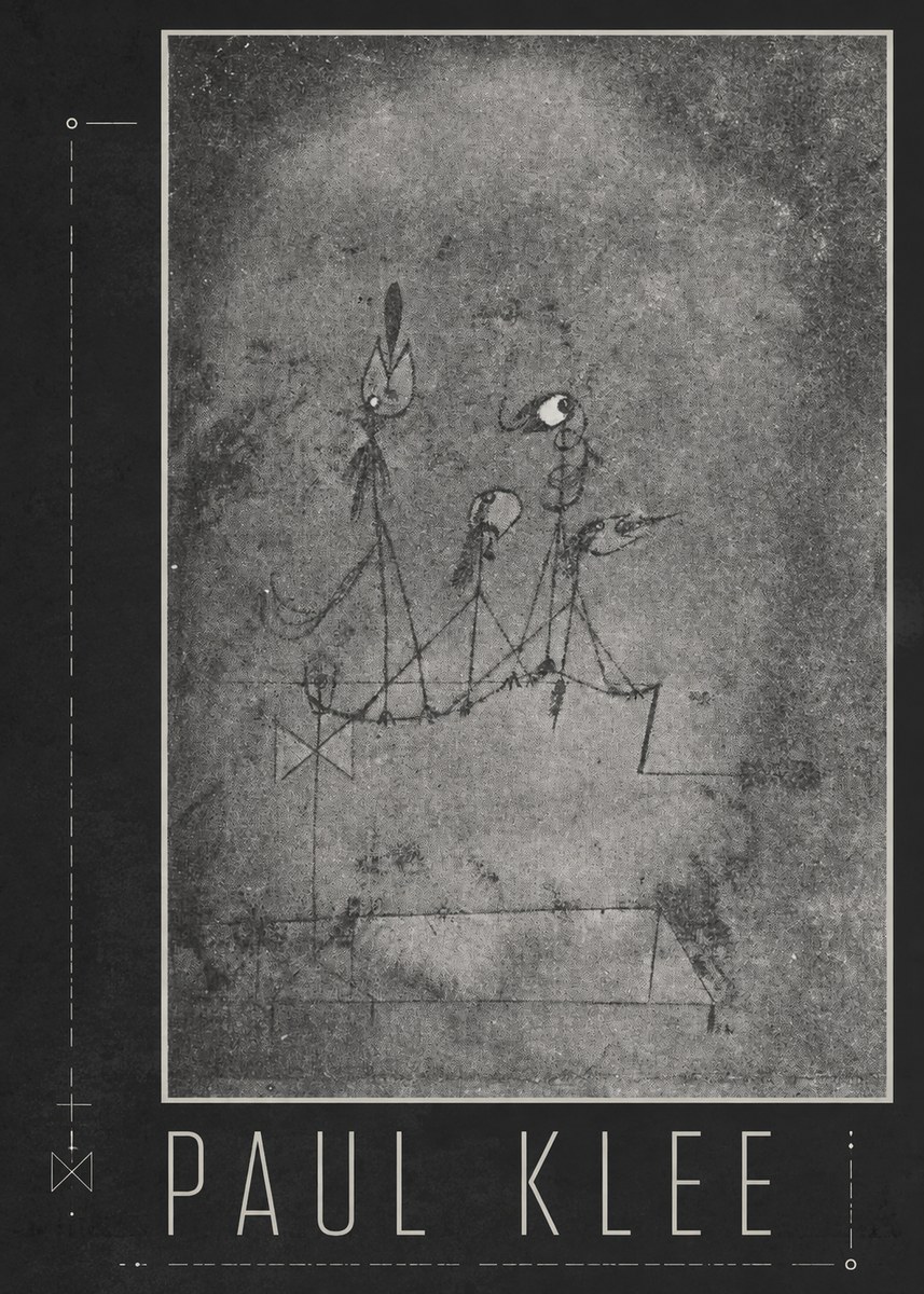 Paul Klee Group of Figures No3 - Plakat