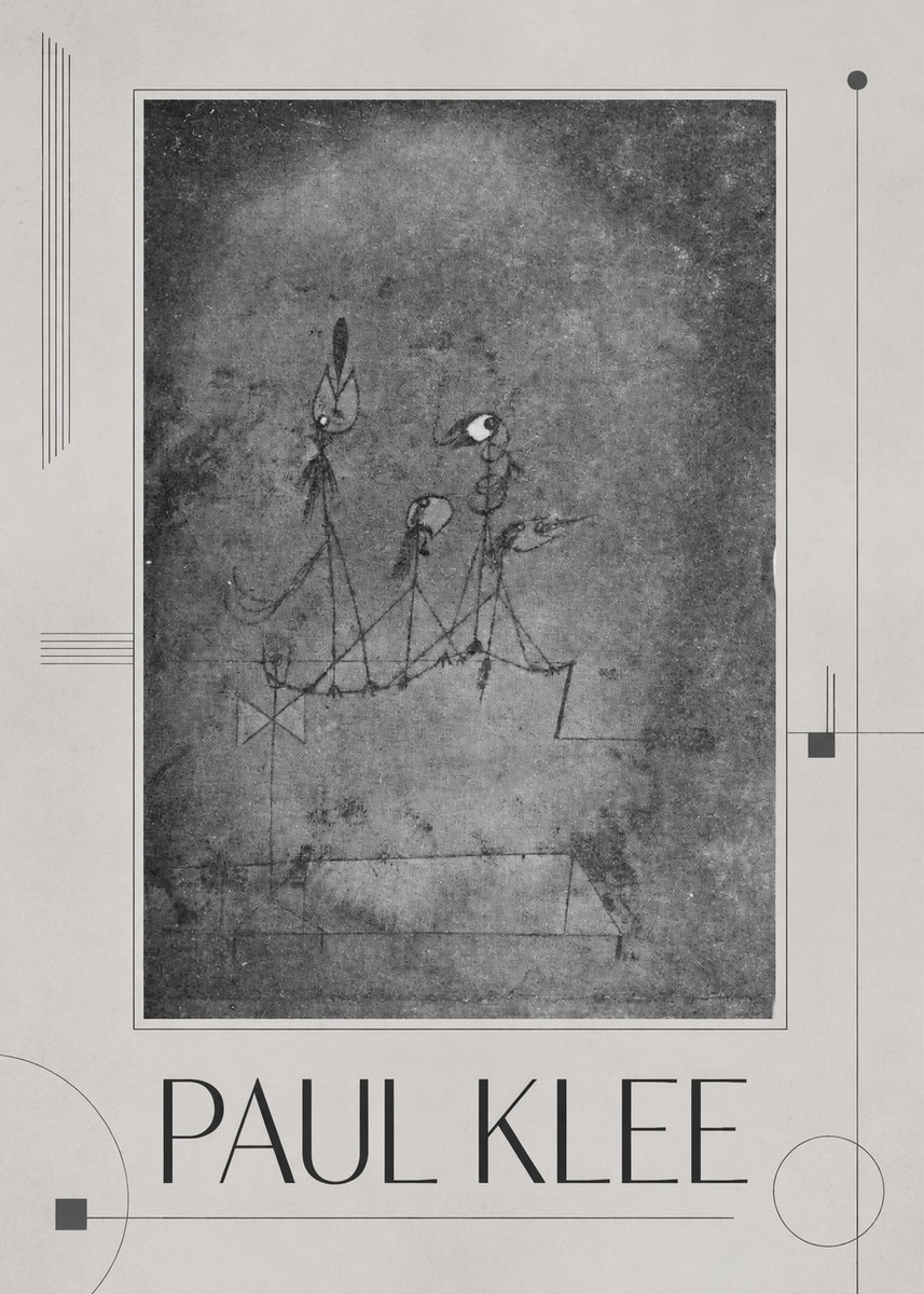 Paul Klee Group of Figures No4 - Plakat