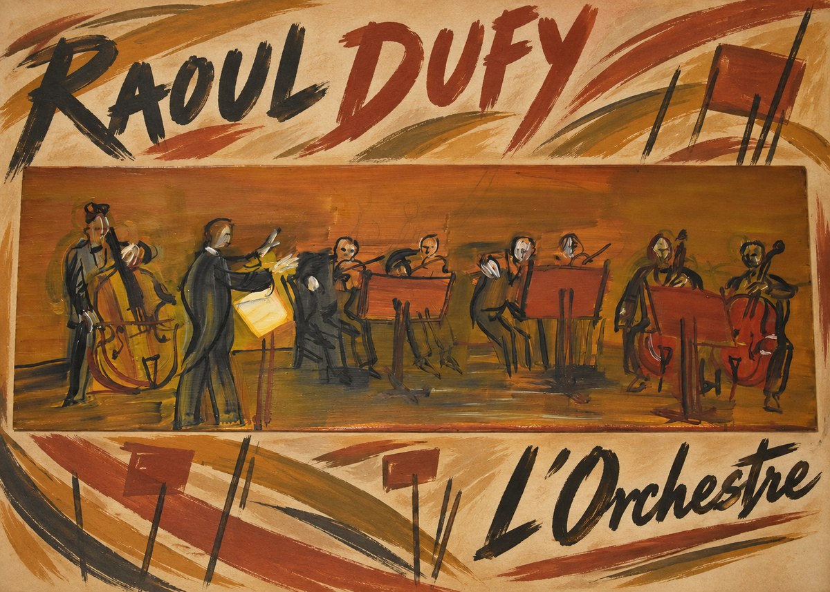 Raoul Dufy L'orchestre No5 - Plakat