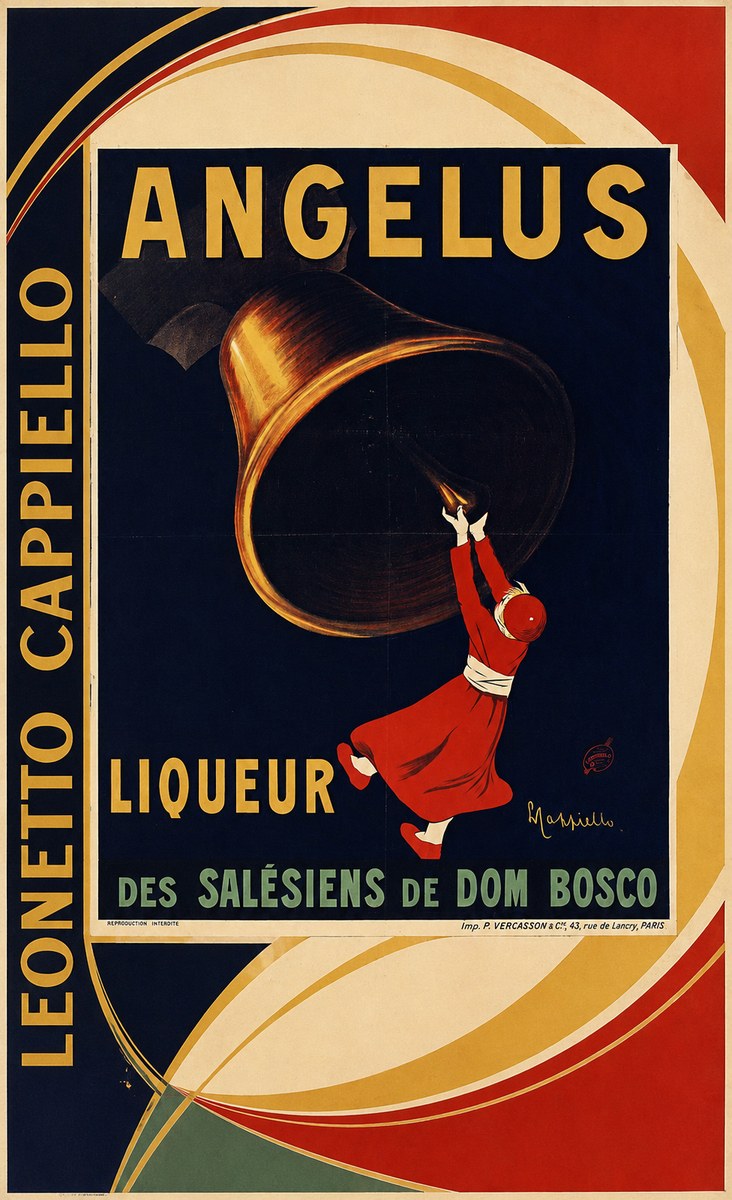 Leonetto Cappiello Angelus Liqueur No2 - Plakat