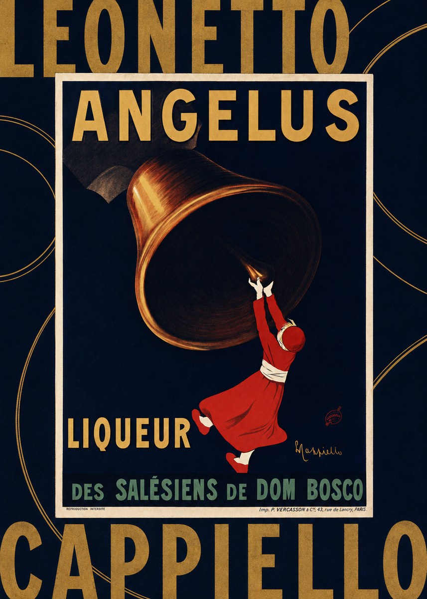 Leonetto Cappiello Angelus Liqueur No3 - Plakat