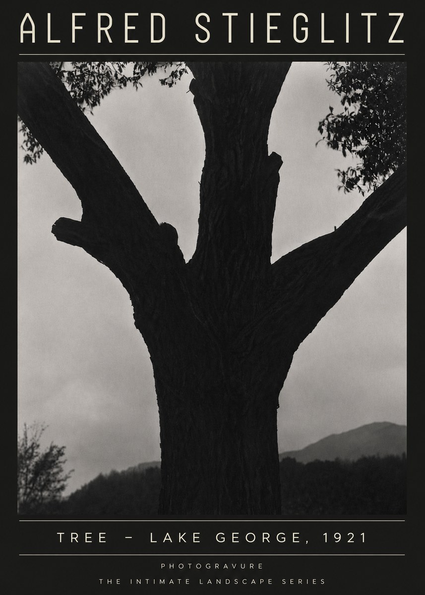 Alfred Stieglitz Tree - Lake George, 1921 No4 - Plakat