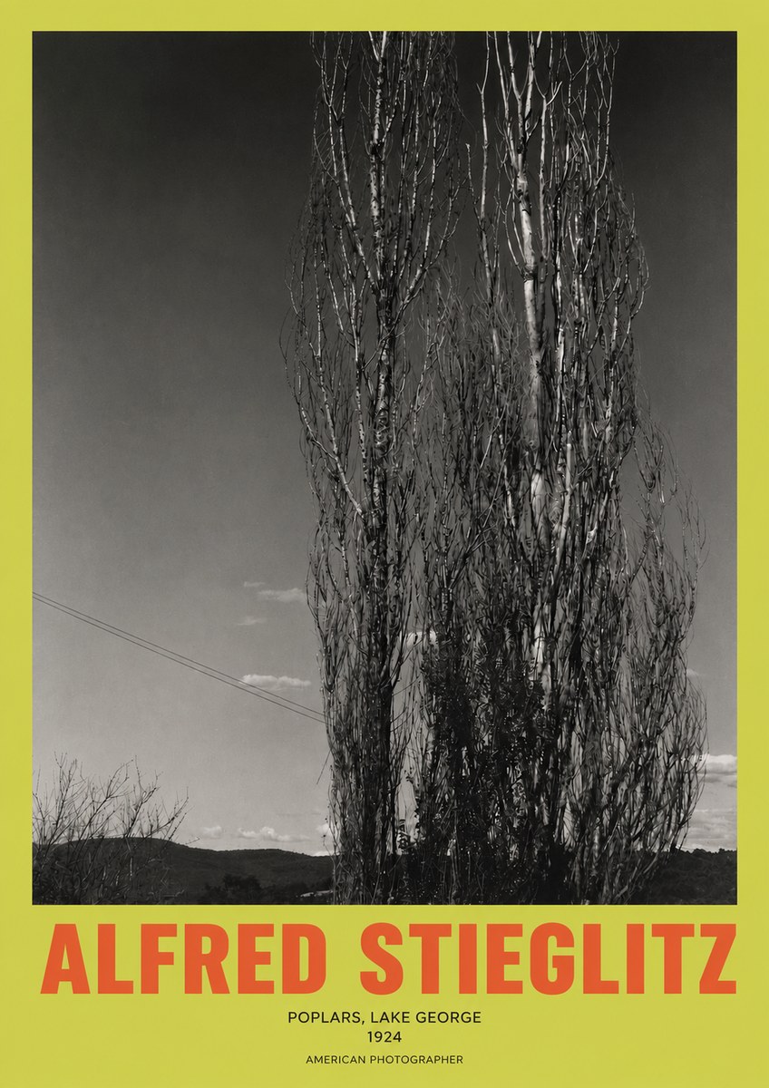 Alfred Stieglitz Trees - Lake George, 1921 No3 - Plakat