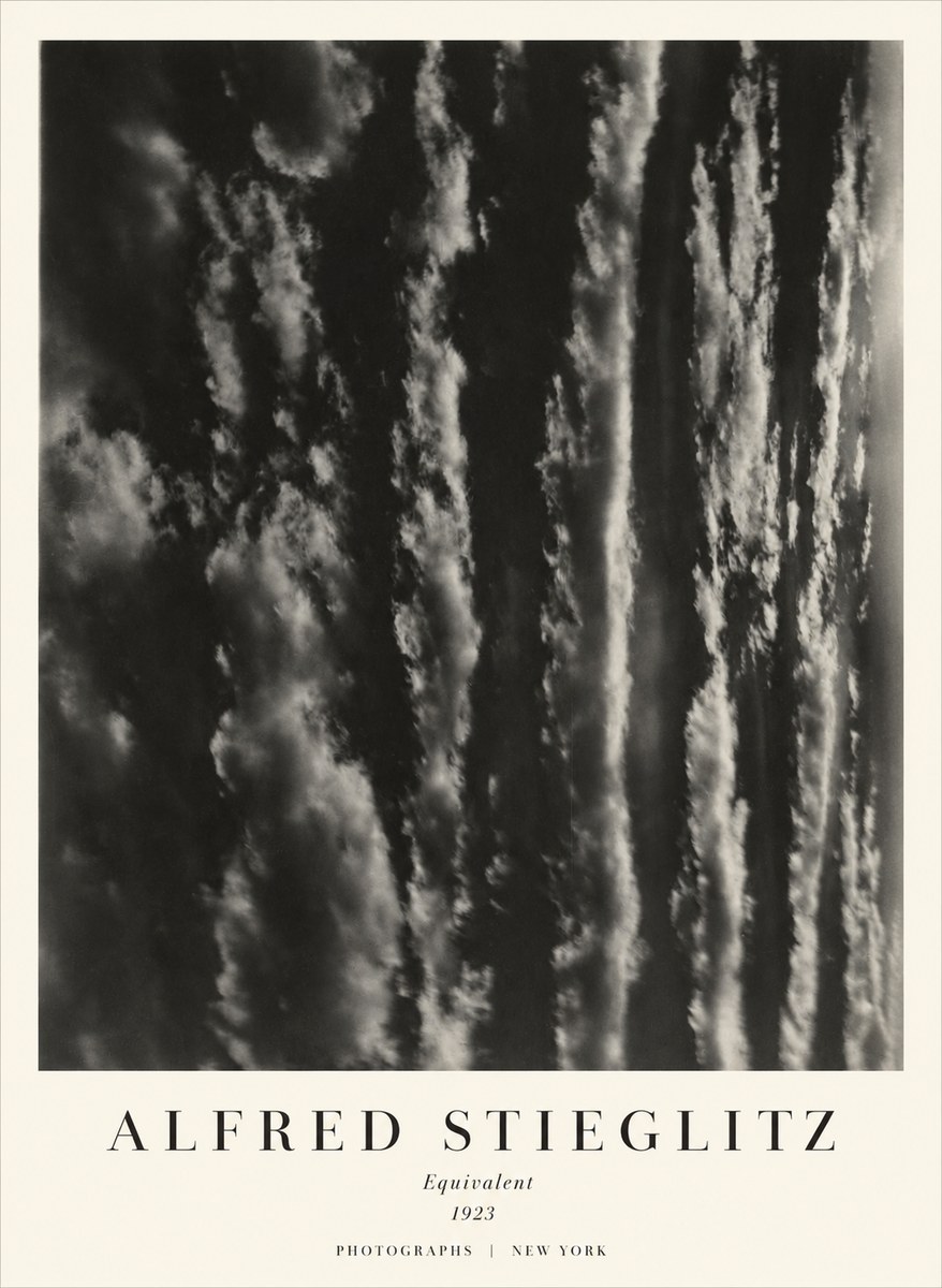 Alfred Stieglitz Equivalent I No3 - Plakat