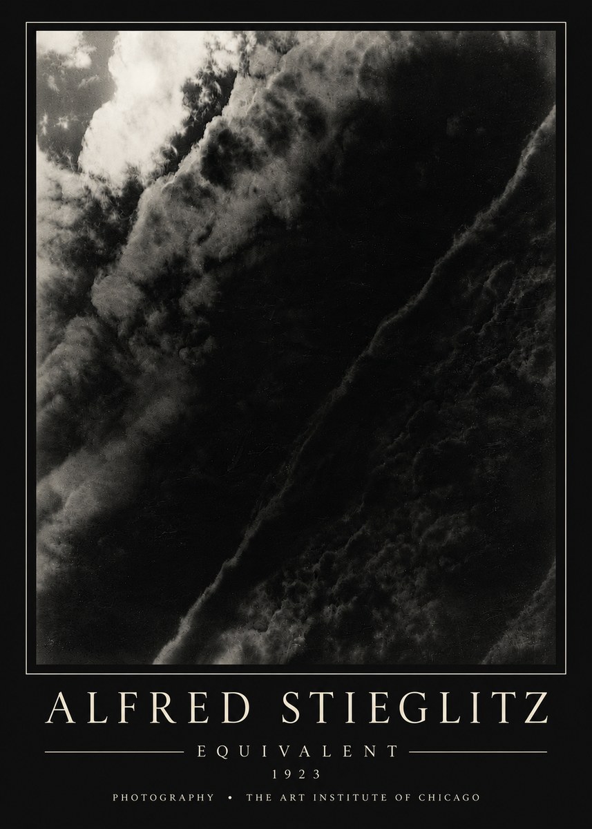 Alfred Stieglitz Equivalent III No6 - Plakat