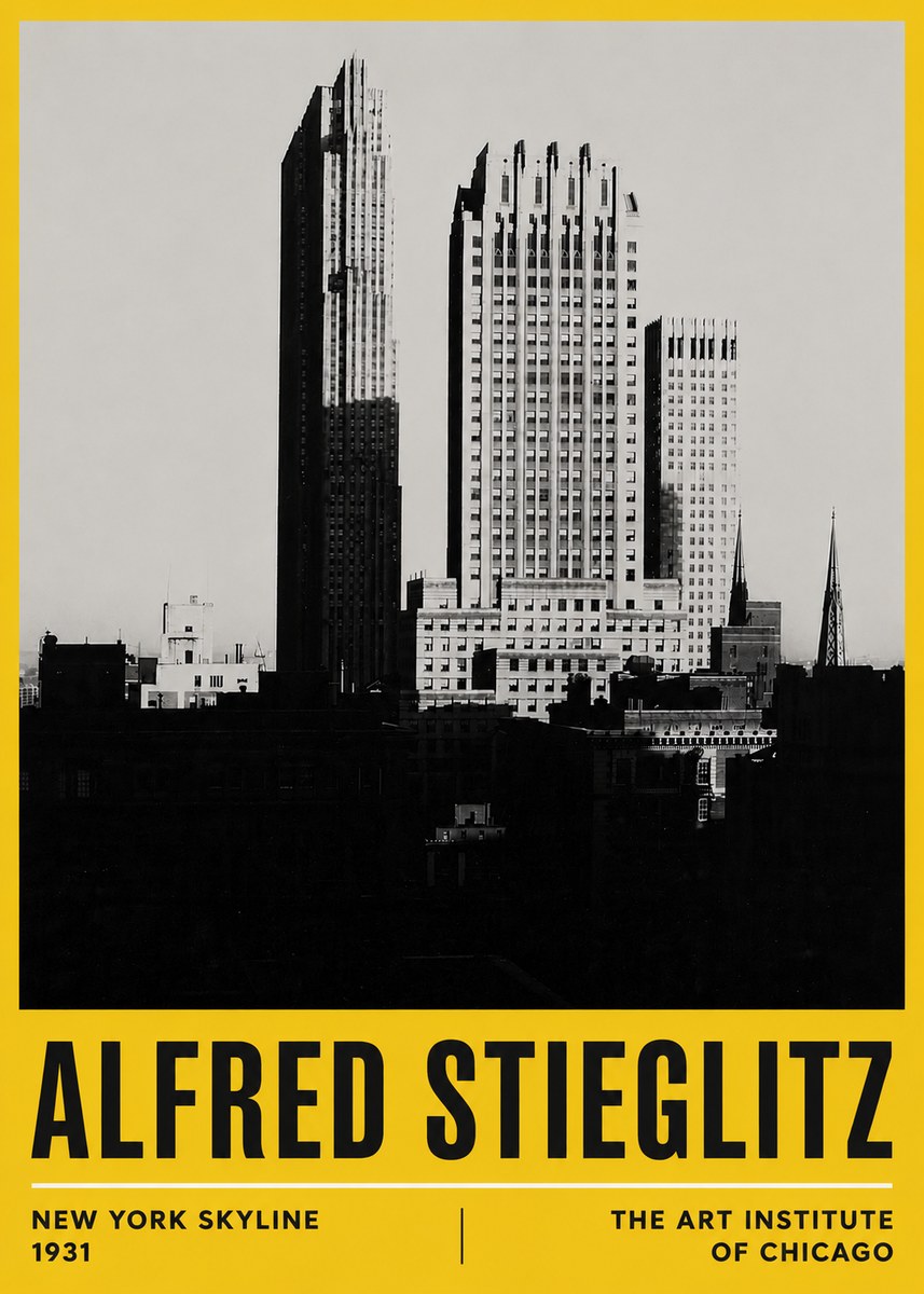 Alfred Stieglitz New York Skyline No6 - Plakat