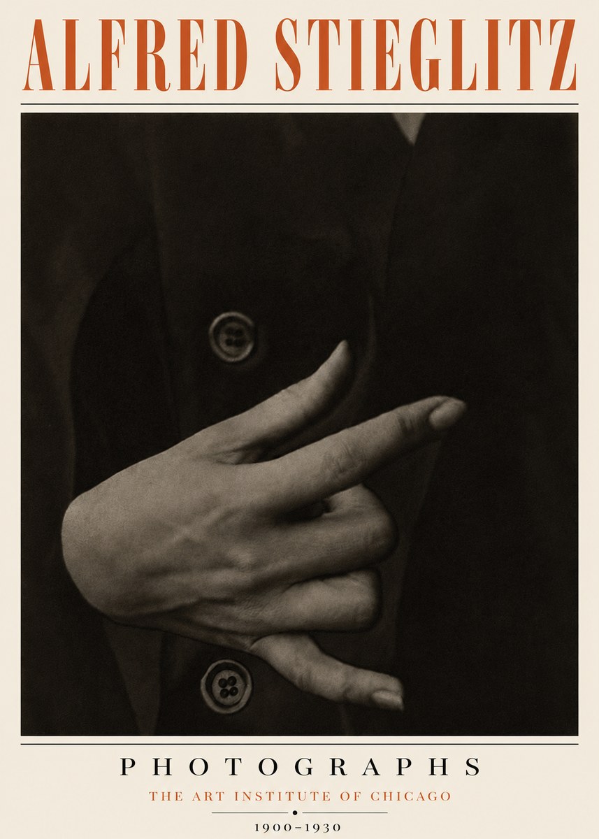 Alfred Stieglitz Hands No6 - Plakat