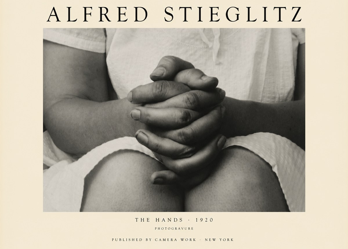 Alfred Stieglitz The Hands No1 - Plakat