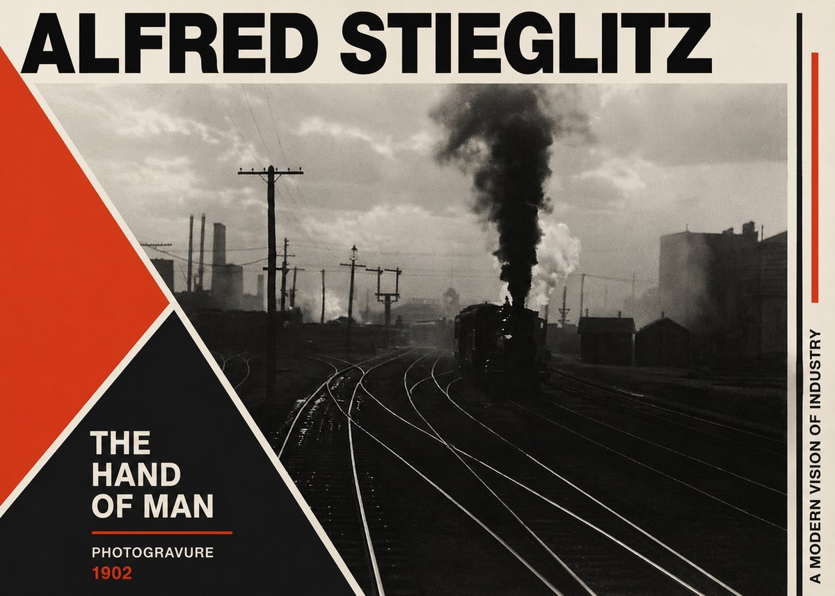 Alfred Stieglitz The Hand of Man I No4 - Plakat