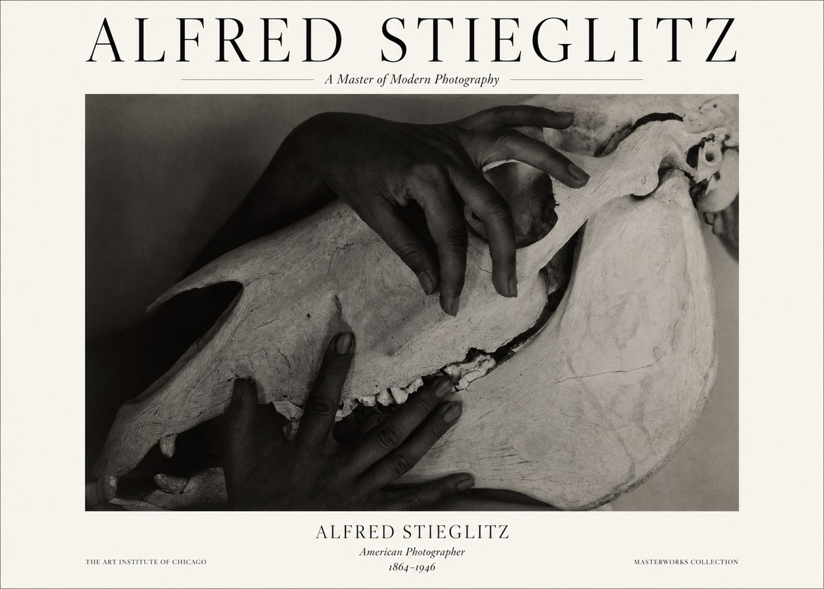 Alfred Stieglitz Georgia O'keeffe - Hands and Skull No1 - Plakat