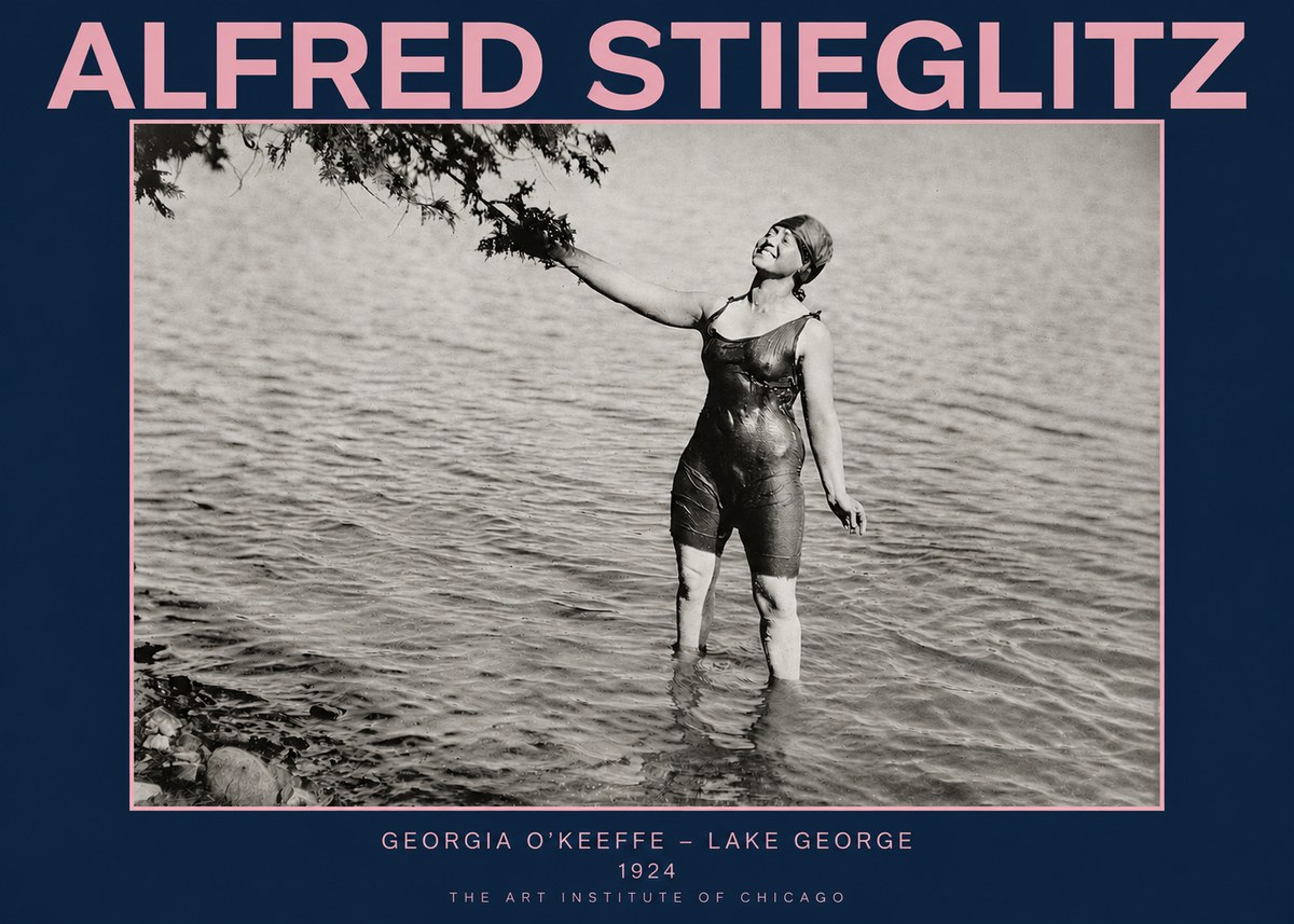 Alfred Stieglitz Lake George No3 - Plakat