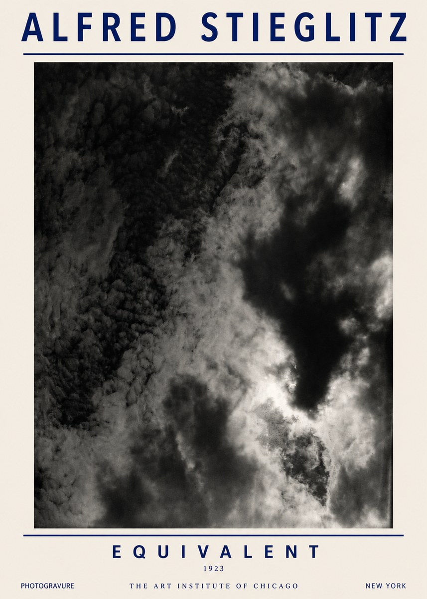 Alfred Stieglitz Equivalent V No3 - Plakat