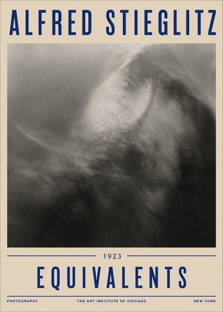 Alfred Stieglitz Equivalents III No5 - Plakat