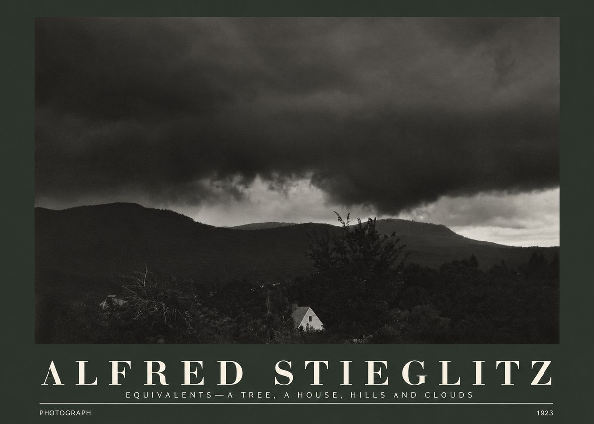 Alfred Stieglitz Equivalent VI No5 - Plakat