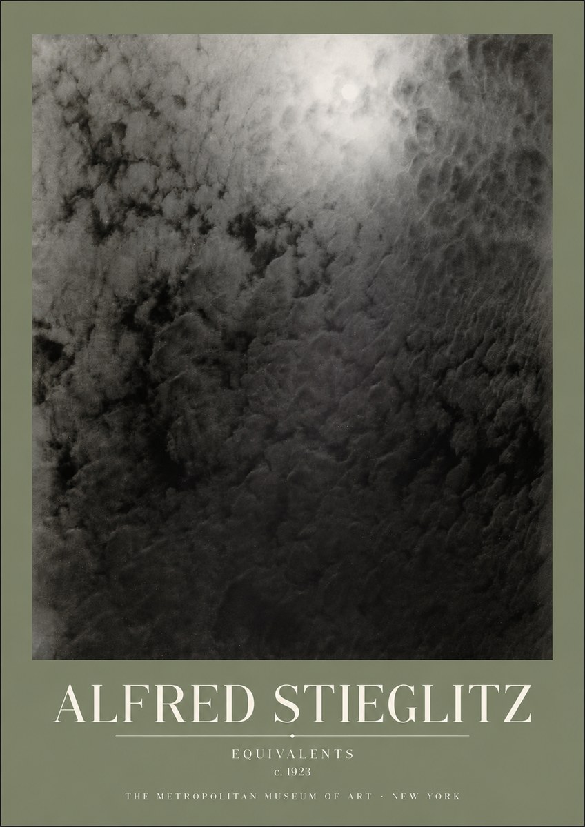 Alfred Stieglitz Equivalents IV No3 - Plakat