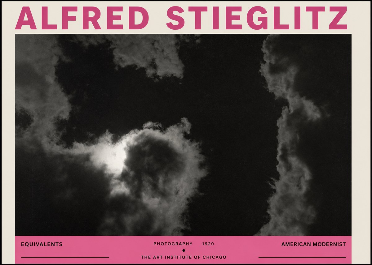 Alfred Stieglitz Equivalents V No3 - Plakat