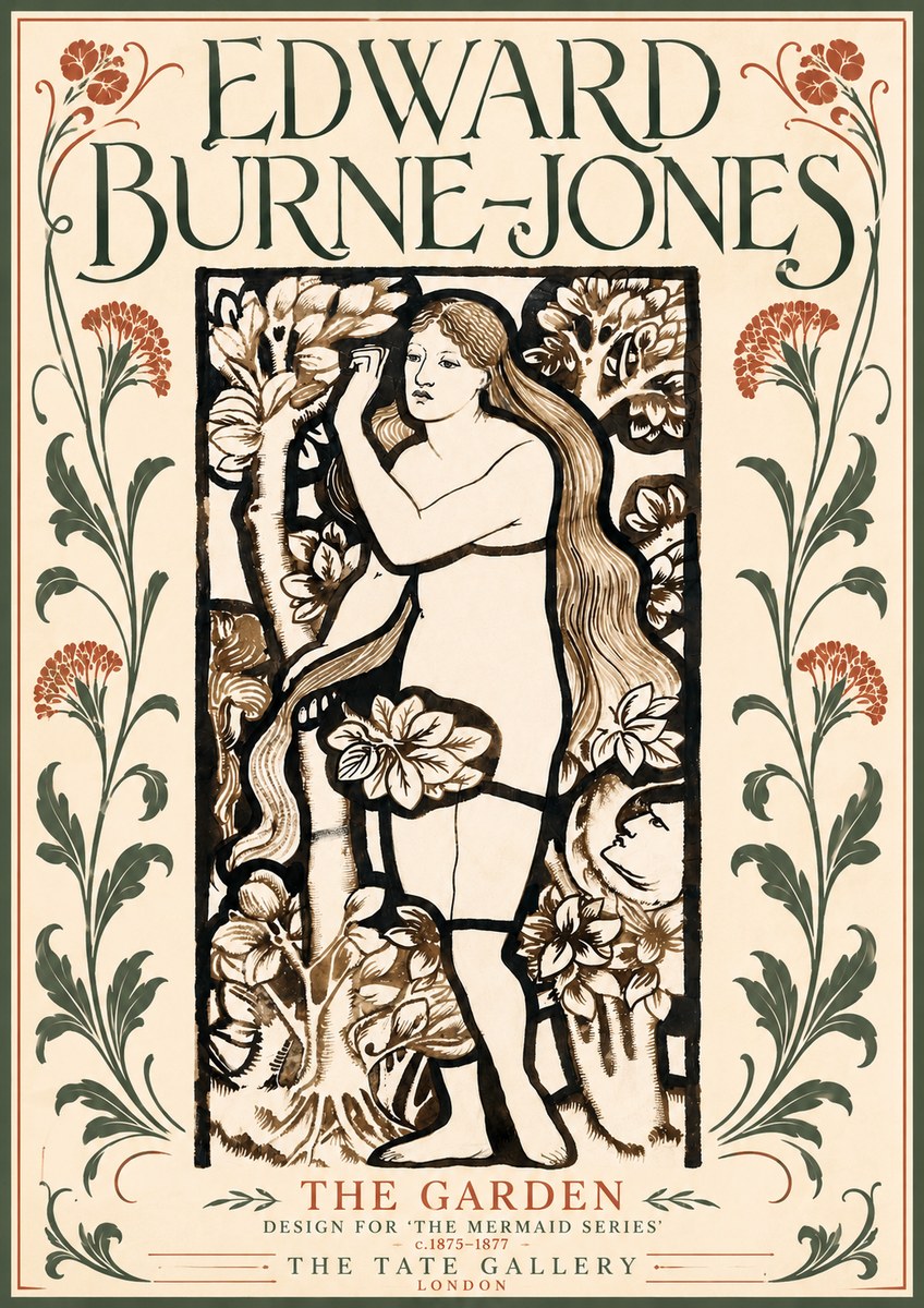 Edward Burne-Jones The Garden No5 - Plakat