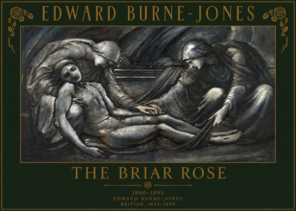 Edward Burne-Jones The Briar Rose No4 - Plakat
