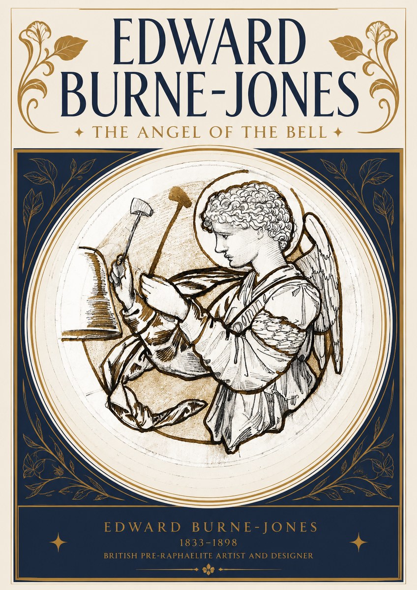 Edward Burne-Jones The Angel of the Bell No3 - Plakat