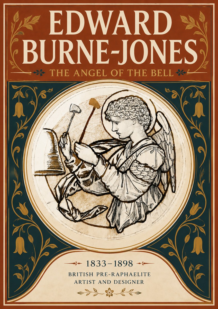 Edward Burne-Jones The Angel of the Bell No5 - Plakat