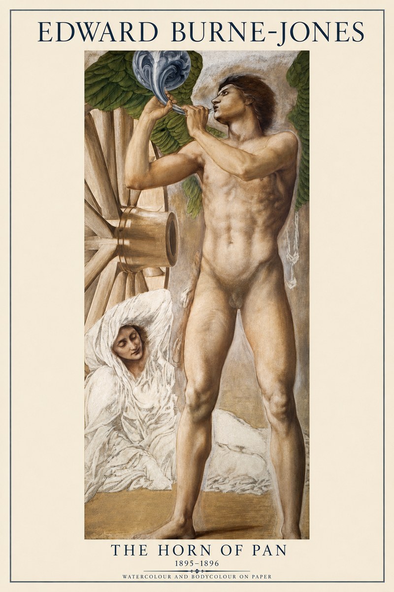 Edward Burne-Jones The Hour of the Soul No2 - Plakat