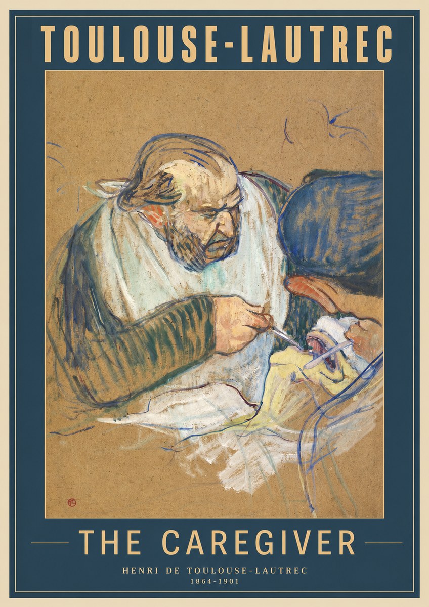 Toulouse-Lautrec The Caregiver No2 - Plakat