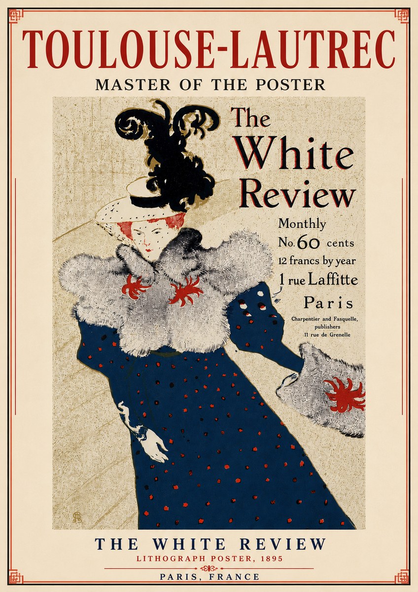 Toulouse-Lautrec The White Review No4 - Plakat