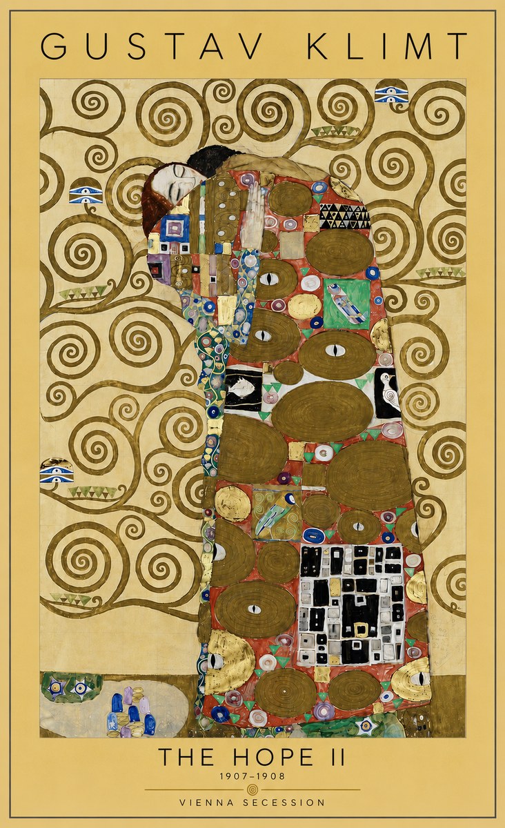 Klimt The Hope Ii No5 - Plakat